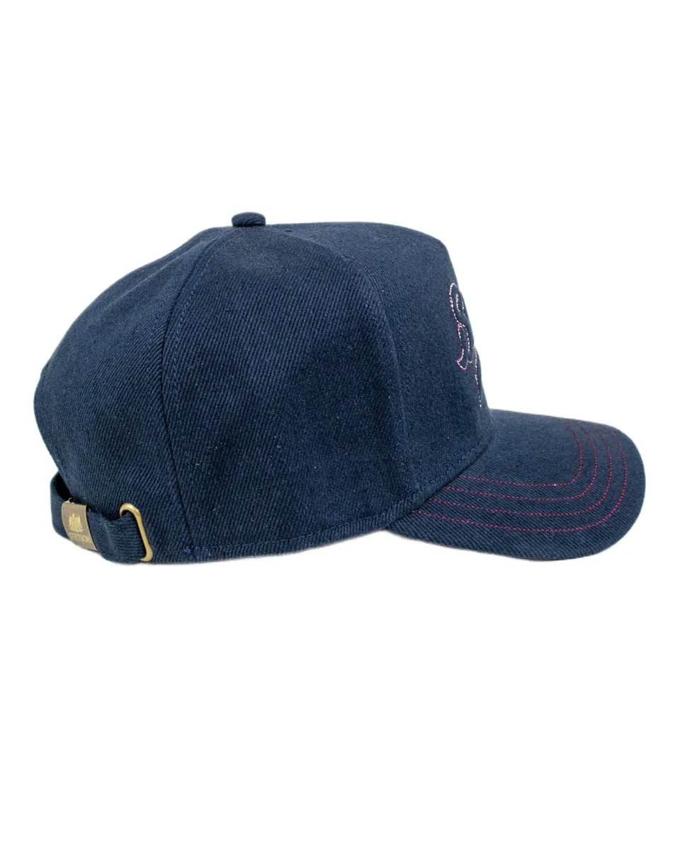 Stetson - Trucker Keps - Selvage Denim Garage - Blå - jhstore.se