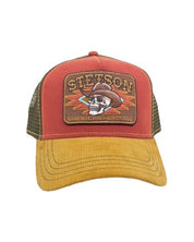 Stetson - Trucker Keps Skull med Manchester Skärm - Brun/Röd - jhstore.se