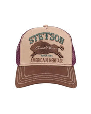 Stetson - Trucker keps Tjur - Great Plains - Brun/Lila - jhstore.se