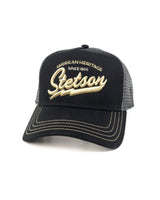 Stetson - Truckerkeps Svart - American Herritage