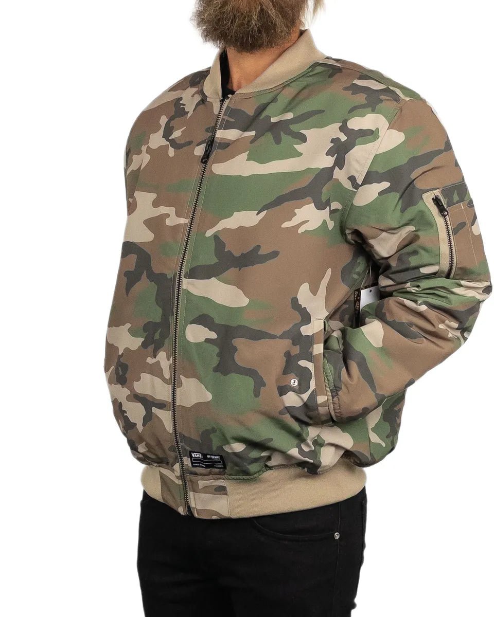 Vans - Bomberjacka Camoflauge - Copley - Grön - jhstore.se