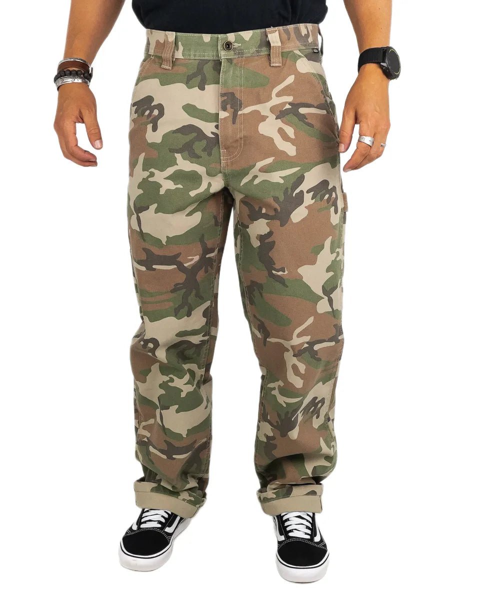 Vans - Drill Chore Canvas Byxor - Vintage Camo - jhstore.se