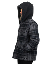 Vans - Jacka - Fodrad Skjorta - Piedmont - Svart/Grå - jhstore.se