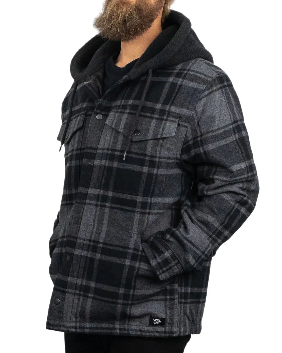 Vans - Jacka - Fodrad Skjorta - Piedmont - Svart/Grå - jhstore.se