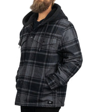 Vans - Jacka - Fodrad Skjorta - Piedmont - Svart/Grå - jhstore.se