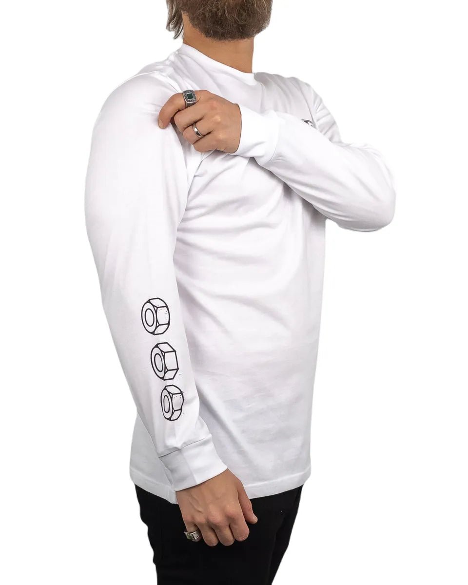 Vans - Långärmad T-Shirt - Budbil tryck - Out for delivery - Vit - jhstore.se