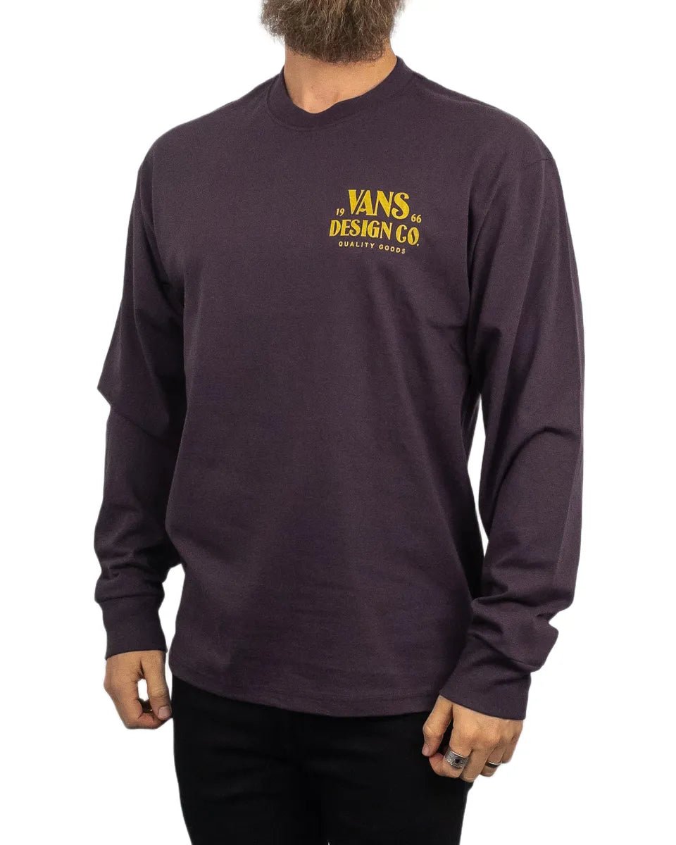 Vans - Långärmad T-Shirt - House of Vans - Hov - Vinröd - jhstore.se