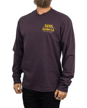 Vans - Långärmad T-Shirt - House of Vans - Hov - Vinröd - jhstore.se