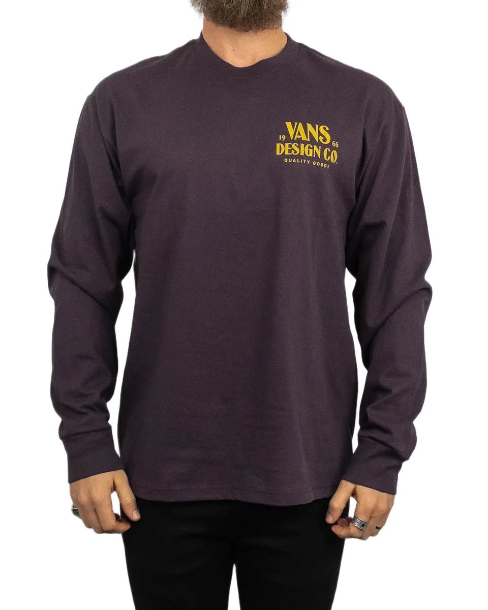 Vans - Långärmad T-Shirt - House of Vans - Hov - Vinröd - jhstore.se