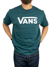 Vans - T-Shirt - Classic Logo - Mystic Moss - Grön - jhstore.se