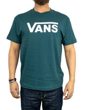 Vans - T-Shirt - Classic Logo - Mystic Moss - Grön - jhstore.se