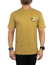 Vans - T-Shirt med Ryggtryck - Palm - Beige - jhstore.se