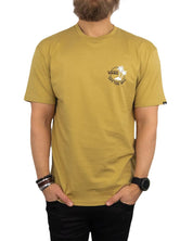 Vans - T-Shirt med Ryggtryck - Palm - Beige - jhstore.se