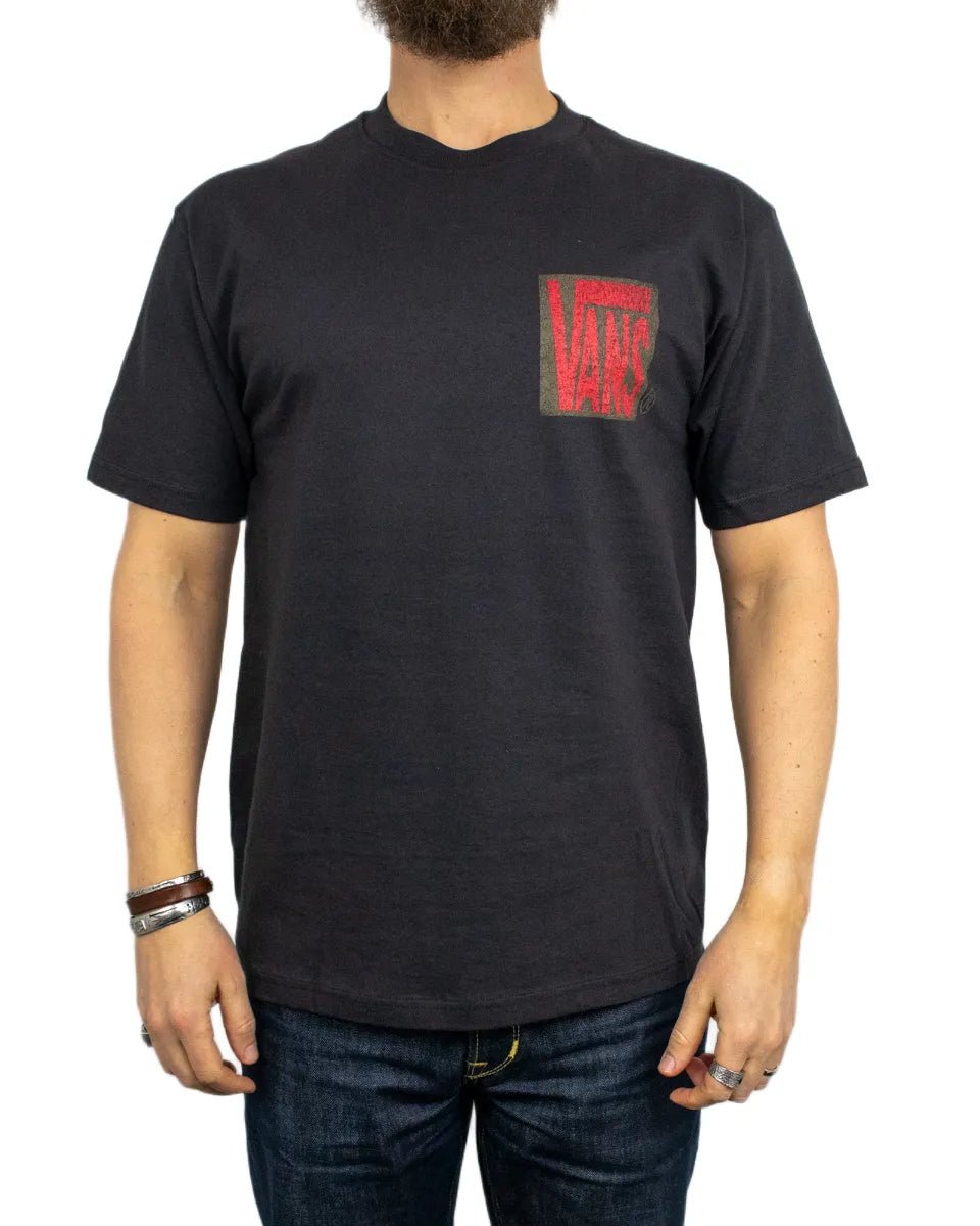 Vans - T-Shirt - Stretch Stack Crackle - Svart