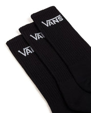 Vans - Tennisstrumpa 3 - pack - Classic crew - Black - jhstore.se