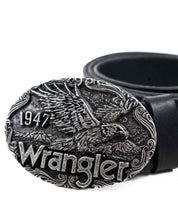 Wrangler - Bälte med Örn Spänne Svart - Eagle Belt - jhstore.se