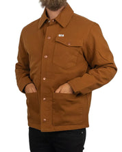 Wrangler - Canvasjacka - Transitional Monks Robe - Brun - jhstore.se