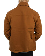 Wrangler - Canvasjacka - Transitional Monks Robe - Brun - jhstore.se