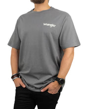 Wrangler - Casey Jones Graphic Tee - Grå - jhstore.se