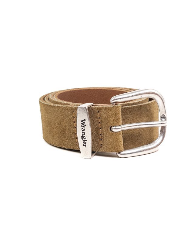 Wrangler - Easy Belt - Bälte Brun Suede - jhstore.se