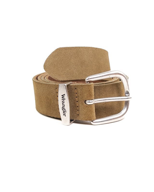 Wrangler - Easy Belt - Bälte Brun Suede - jhstore.se