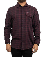 Wrangler - Flanell Skjorta - 1pkt Rutig - Röd