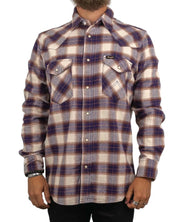 Wrangler - Flanell Skjorta Rutig - Western - Blå - jhstore.se