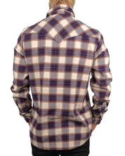 Wrangler - Flanell Skjorta Rutig - Western - Blå - jhstore.se