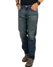 Wrangler - Jeans 100% Bomull - 13MWZ Cowboycut - Stormby Blå - jhstore.se
