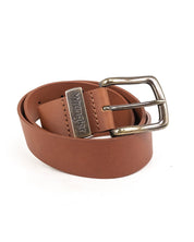 Wrangler - Läderbälte Cognac - Metal Loop - jhstore.se