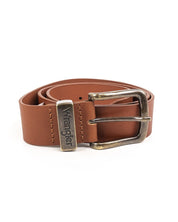 Wrangler - Läderbälte Cognac - Metal Loop - jhstore.se