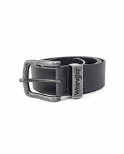 Wrangler - Läderbälte Svart - Metal Loop - jhstore.se