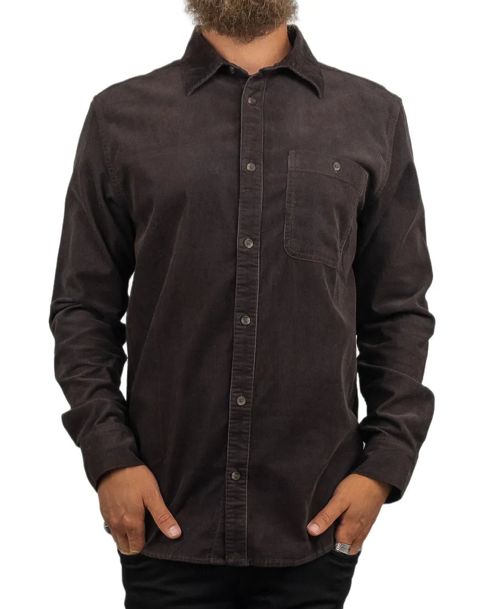 Wrangler - Manchester Skjorta - Mole - Brun - jhstore.se