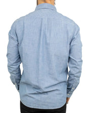 Wrangler - Skjorta - Chambray - Blå - jhstore.se