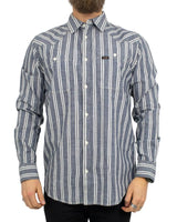 Wrangler - Skjorta - Chambray Randig - Blå