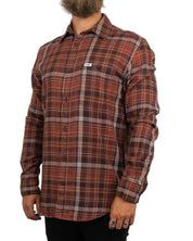 Wrangler - Skjorta Rutig - Fired - Röd - jhstore.se