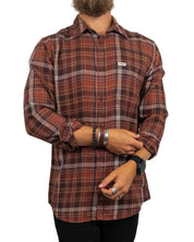 Wrangler - Skjorta Rutig - Fired - Röd - jhstore.se