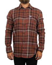 Wrangler - Skjorta Rutig - Fired - Röd - jhstore.se