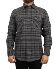 Wrangler - Skjorta - Western Shirt Rich - Grå - jhstore.se