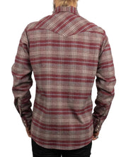 Wrangler - Skjorta - Western Shirt Ruby - Röd - jhstore.se