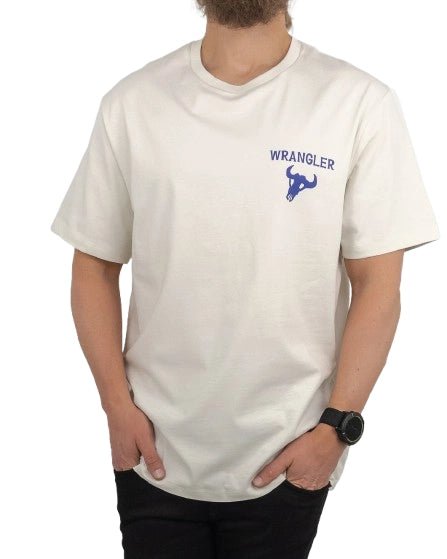 Wrangler - T-Shirt - Salton Sea Surf Club - Vit - jhstore.se