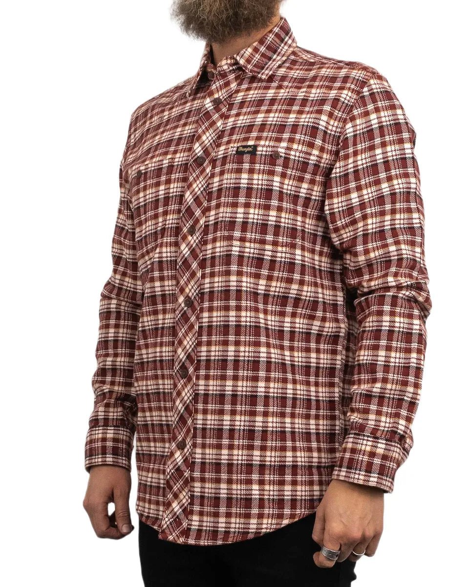 Wrangler X Stranger Things - FlanellSkjorta - Will - Röd - jhstore.se