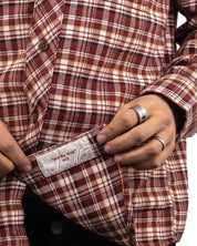 Wrangler X Stranger Things - FlanellSkjorta - Will - Röd - jhstore.se